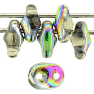 SuperDuo 5x2mm Black Diamond - Vitral 100gr (V40020)