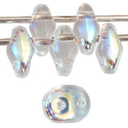 SuperDuo 5x2mm Crystal AB 100gr (X00030) SuperDuo 5x2mm Crystal AB 100gr (X00030)