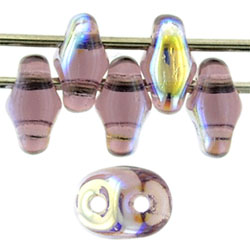 SuperDuo 5x2mm Amethyst AB 100gr (X20060) SuperDuo 5x2mm Amethyst AB 100gr (X20060)