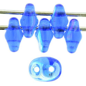 SuperDuo 5x2mm Sapphire AB 100gr (X30060)
