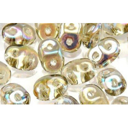SuperDuo 5x2mm Black Diamond AB 100gr (X40020) SuperDuo 5x2mm Black Diamond AB 100gr (X40020)