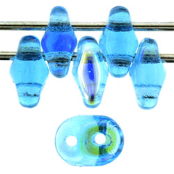 SuperDuo 5x2mm Aquamarine AB 100gr (X60020) SuperDuo 5x2mm Aquamarine AB 100gr (X60020)