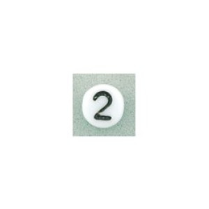 Letter Beads 6mm Number 2 600pc (2)