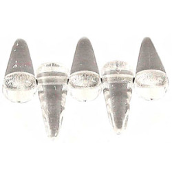 Spikes 10x4mm Crystal 300pc (00030)