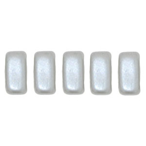 Bricks 6x3mm Pearl Coat - Silver 1200pc (25028AL)
