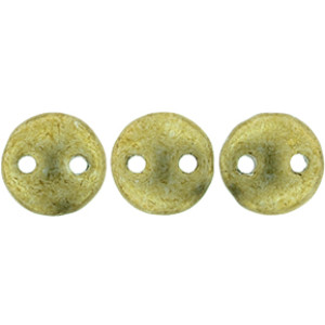 Lentil 6mm Saturated Metallic Golden Lime 600pc (04B08)