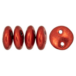 Lentil 6mm Saturated Metallic Cranberry 600pc (07B09)