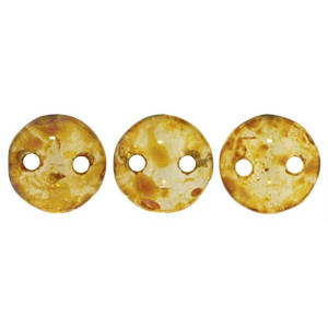 Lentil 6mm Crystal - Picasso 600pc (T00030)