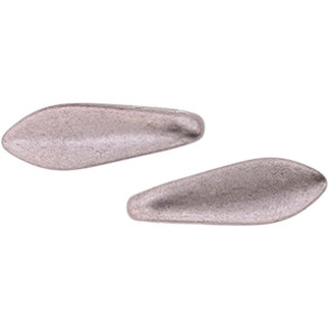 Two Hole Daggers 16x5mm Saturated Metallic Almost Mauve 600pc (05A02)