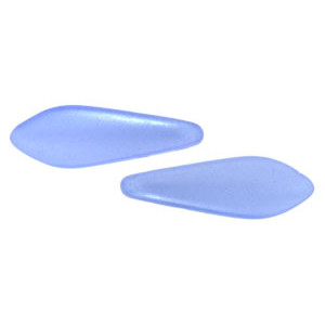 Two Hole Daggers 16x5mm Pearl Coat - Baby Blue 600pc (25015AL)