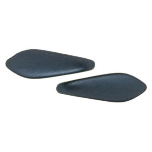Two Hole Daggers 16x5mm Pearl Coat - Charcoal 600pc (25037AL)