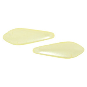 Two Hole Daggers 16x5mm Pearl Coat - Cream 600pc (25039AL)