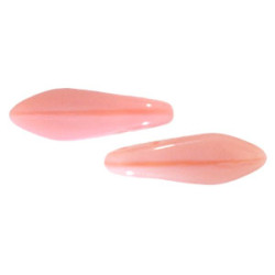 Two Hole Daggers 16x5mm Coral Pink 600pc (74020)