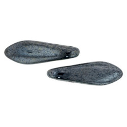Two Hole Daggers 16x5mm Hematite 600pc (L23980)