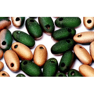 Rizo 6x2,5mm Matte - Apollo - Emerald 100gr (MC50730)