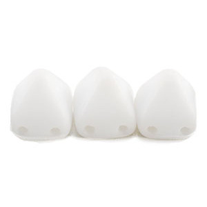Pyramid 6mm Matte - Opaque White 300pc (M03000)