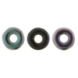 O-Ring 3,8x1mm Green/Purple Iris - Jet 50gr (29121JT)