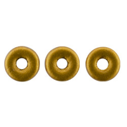 O-Ring 3,8x1mm Matte - Metallic Antique Gold 50gr (K0174)