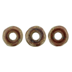 O-Ring 3,8x1mm Gold/Topaz Luster - Opaque Red 50gr (LG93200)