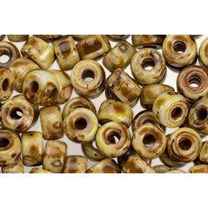 Matubo Seed Bead 2/0 Opaque White - Picasso 50gr (T03000)