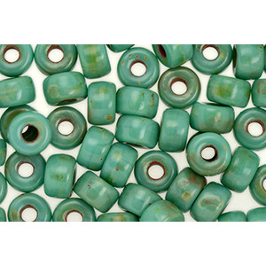 Matubo Seed Bead 2/0 Turquoise - Picasso 50gr (T63130)