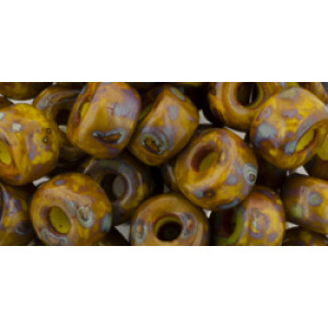 Matubo Seed Bead 2/0 Opaque Yellow - Picasso 50gr (T83120)