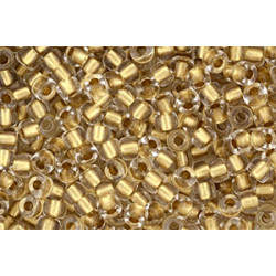 Matubo Seed Bead 6/0 Crystal - Gold-Lined 50gr (CLG00030) Matubo Seed Bead 6/0 Crystal - Gold-Lined 50gr (CLG00030)