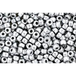 Matubo Seed Bead 6/0 Matte - Metallic Silver 50gr (K0170) Matubo Seed Bead 6/0 Matte - Metallic Silver 50gr (K0170)