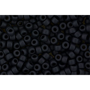Matubo Seed Bead 6/0 Matte - Jet 50gr (M23980)