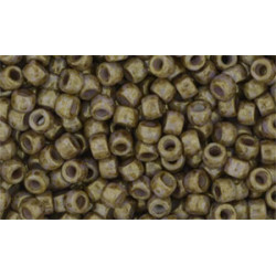 Matubo Seed Bead 7/0 Luster - Opaque Gold/White 50gr (LG03000)