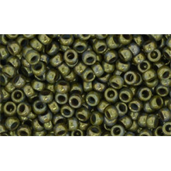 Matubo Seed Bead 7/0 Blue Turquoise - Bronze Picasso 50gr (LG63030)