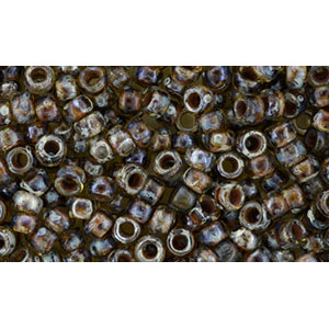 Matubo Seed Bead 7/0 Crystal - Picasso 50gr (T00030)