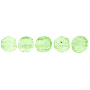 Melon Round 3mm Peridot 1200pc (50500)