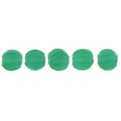 Melon Round 3mm Alabaster Malachite Green 1200pc (52060)