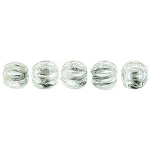Melon Round 3mm Silver 1200pc (S00030)