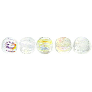 Melon Round 3mm Crystal AB 1200pc (X00030)