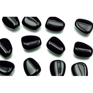 Flat Nuggets 20x16mm Jet 250gr (23980)