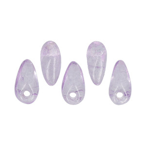Mini Dagger Beads 6x2,5mm Translucent Digital Lavender 100gr (23A03)