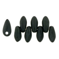Mini Dagger Beads 6x2,5mm Metallic Suede - Dk Forest 100gr (79052MJT)