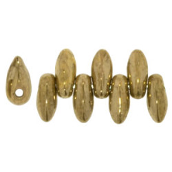 Mini Dagger Beads 6x2,5mm Gold Bronze 100gr (90215JT)