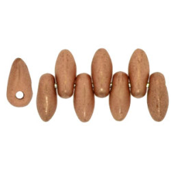 Mini Dagger Beads 6x2,5mm Matte - Metallic Copper 100gr (K0177JT)