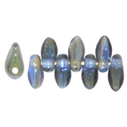 Mini Dagger Beads 6x2,5mm Sapphire - Celsian 100gr (Z30050)