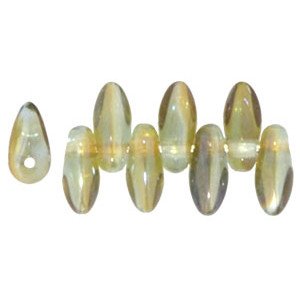 Mini Dagger Beads 6x2,5mm Aquamarine - Celsian 100gr (Z60010)