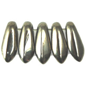 Dagger Beads 8x2,5mm Luster - Metallic 250gr (27400CR)