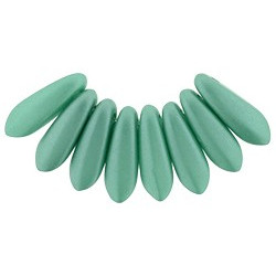 Dagger Beads 10x3mm Powdery - Teal 100gr (29341AL) Dagger Beads 10x3mm Powdery - Teal 100gr (29341AL)