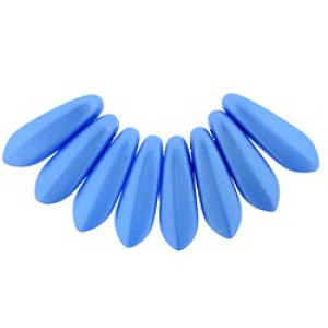 Dagger Beads 10x3mm Powdery - Lt Blue 100gr (29366AL)