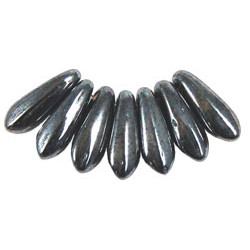 Dagger Beads 10x3mm Hematite 250gr (L23980) Dagger Beads 10x3mm Hematite 250gr (L23980)