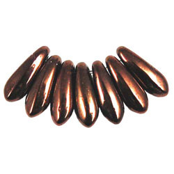 Dagger Beads 10x3mm Dk Bronze 250gr (LZ23980) Dagger Beads 10x3mm Dk Bronze 250gr (LZ23980)