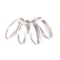 Dagger Beads 12x5mm Crystal 250gr (00030) Dagger Beads 12x5mm Crystal 250gr (00030)