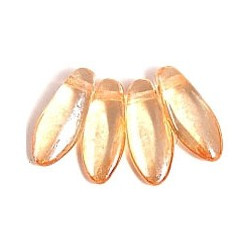 Dagger Beads 12x5mm Luster - Transparent Champagne 250gr (LC00030) Dagger Beads 12x5mm Luster - Transparent Champagne 250gr (LC00030)